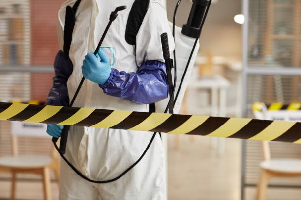Professional Biohazard Cleanup technician working in De Soto, IA